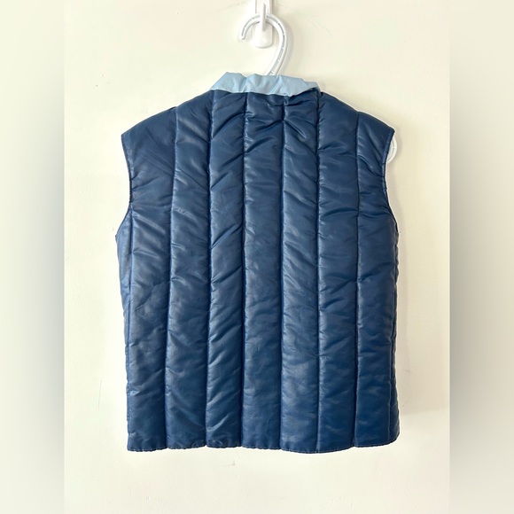VINTAGE 70s Handmade Quilted Snap Front Vest Kids | Estimated Size 4/5 | - Picture 3 of 4